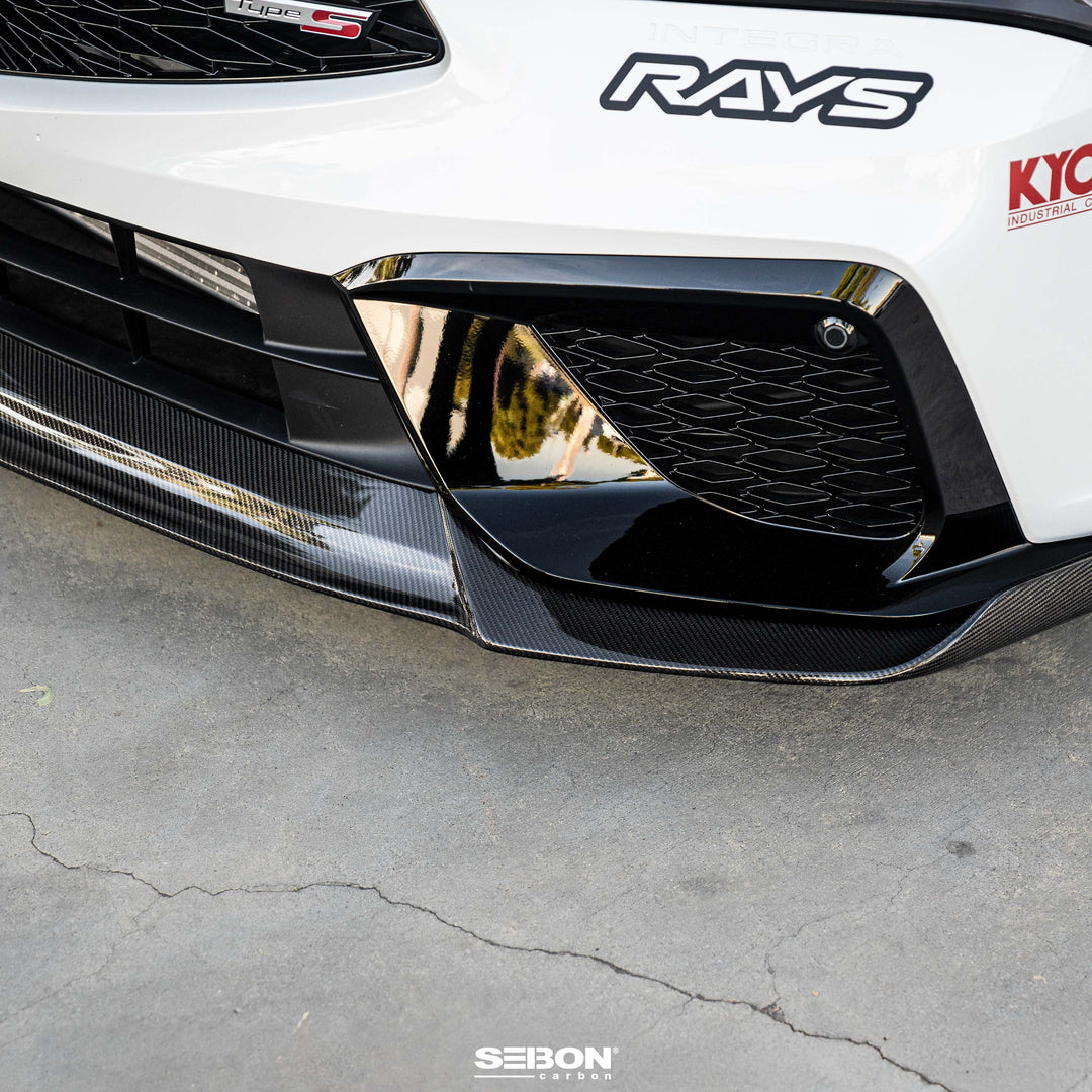 Seibon MB-Style Carbon Fiber Front Lip for 2024-2026 Acura Integra Type S - image 9