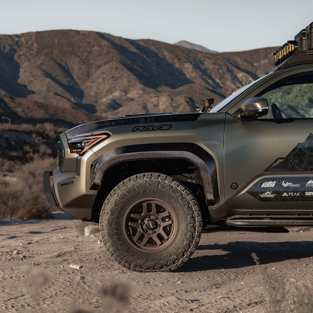 Seibon Carbon fiber front fender flares for 2024-2026 Toyota Tacoma - image 9