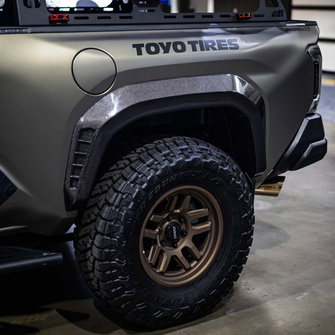 Seibon Carbon fiber Rear fender flares for 2024-2026 Toyota Tacoma - image 8