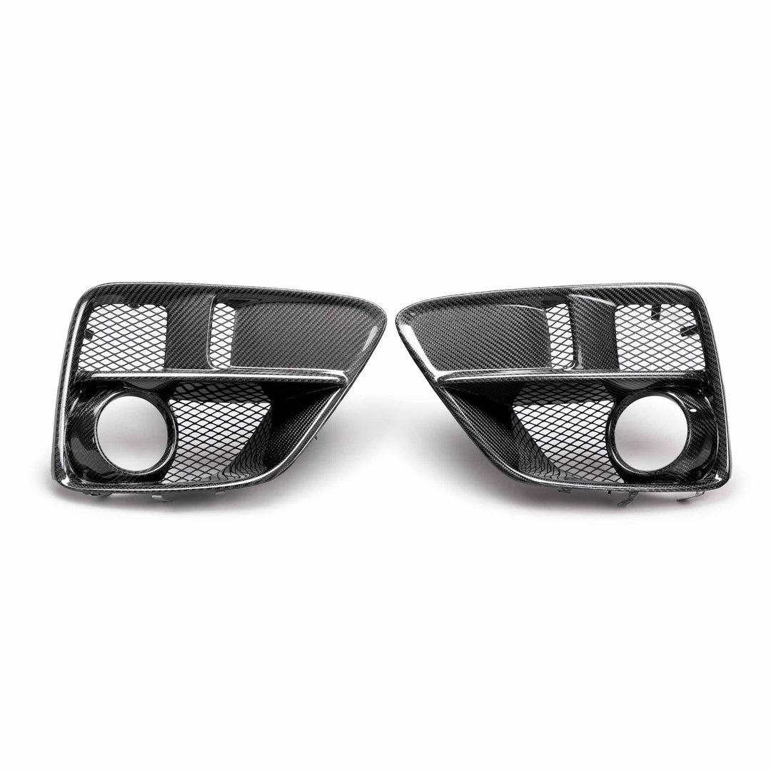 Seibon Carbon fiber fog light surround for 2015-2017 Subaru WRX / STi - image 2
