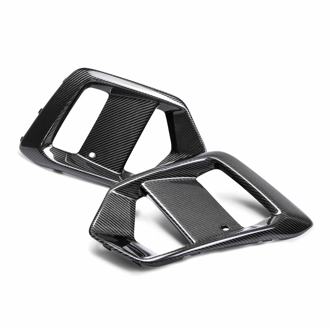 Seibon Carbon fiber fog light surround for 2016-2018 Ford Focus RS - image 1