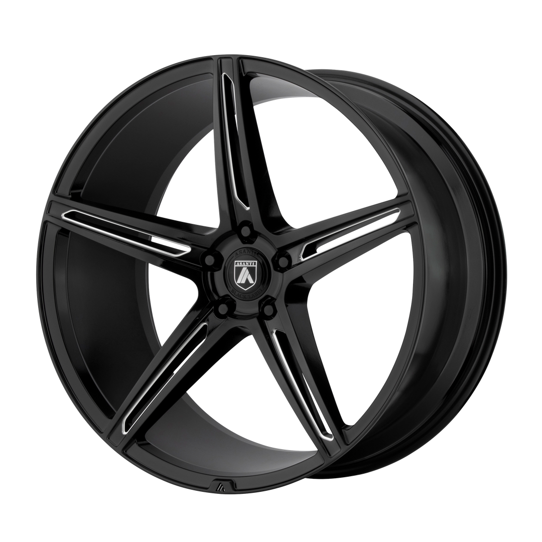 Asanti Black Label ABL-22 ALPHA 5 GLOSS BLACK MILLED Wheel - image 1