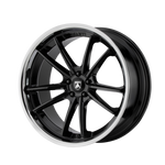 Load image into Gallery viewer, Asanti Black Label ABL-23 SIGMA GLOSS BLACK W/ CHROME LIP Wheel - image 1
