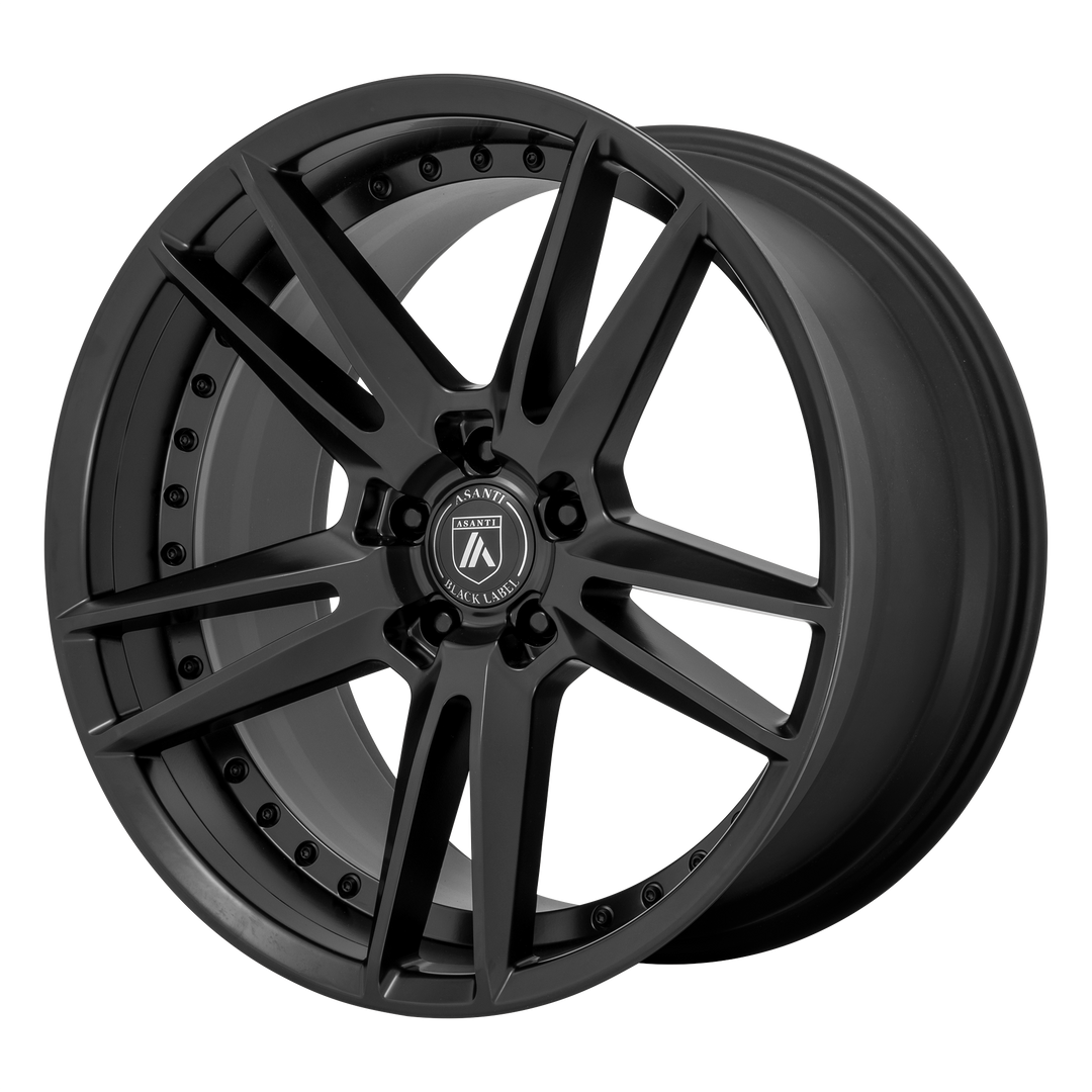 Asanti Black Label ABL-33 REIGN SATIN BLACK Wheel - image 1