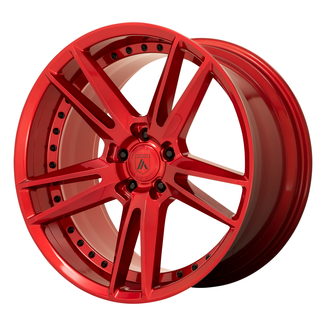 Asanti Black Label ABL-33 REIGN CANDY RED Wheel - image 1