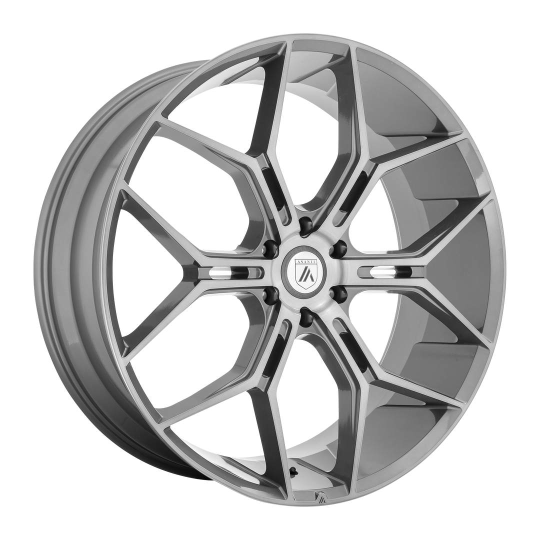 Asanti Black Label ABL-38 MONARCH TRUCK TITANIUM BRUSHED Wheel - image 1