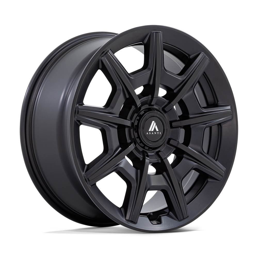 Asanti Black Label AB041 ESQUIRE SATIN BLACK GLOSS BLACK FACE Wheel - image 1