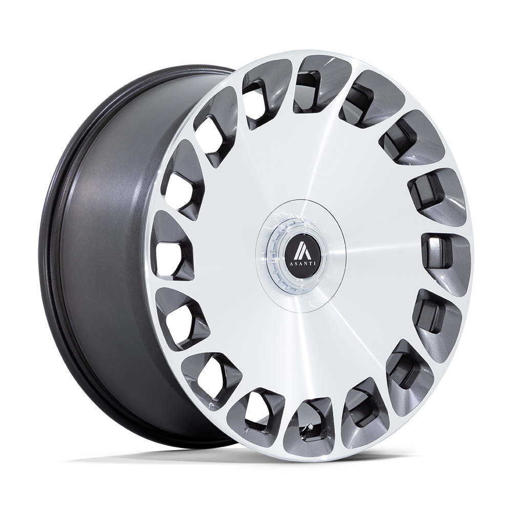 Asanti Black Label AB045 ARISTOCRAT GLOSS PLATINUM BRIGHT MACH FC Wheel - image 1