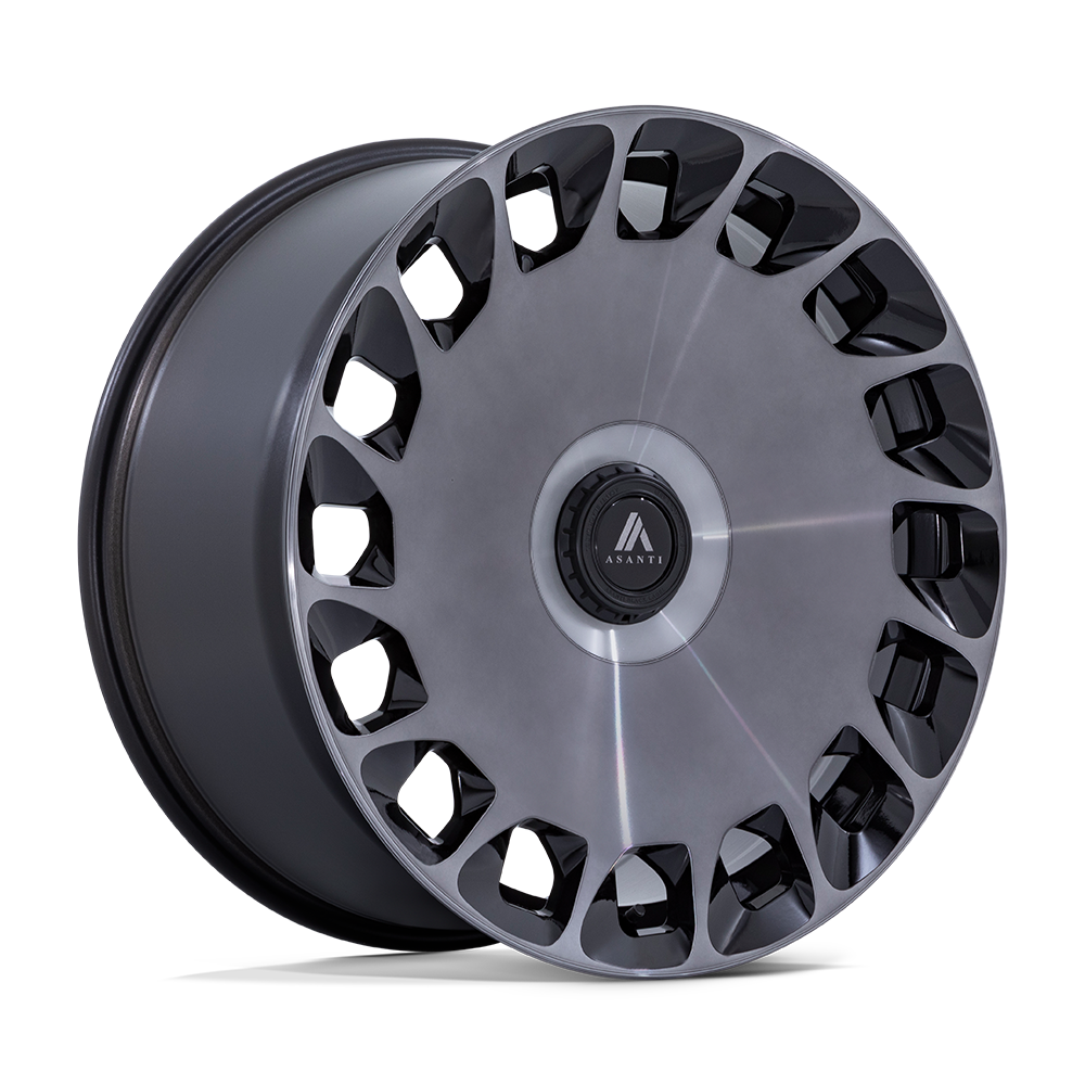 Asanti Black Label AB045 ARISTOCRAT GLOSS BLACK MACHINED FC W/ DDT Wheel - image 1