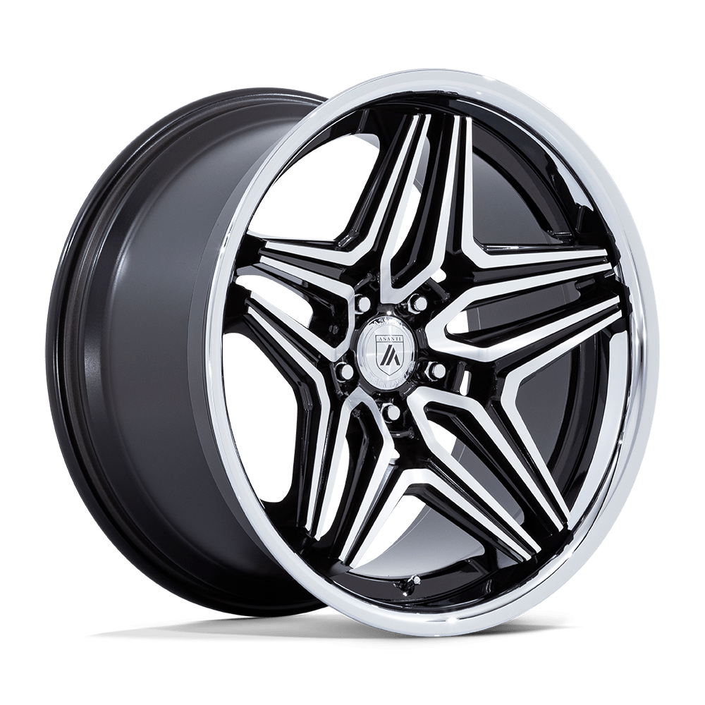 Asanti Black Label AB046 DUKE GLOSS BLACK MACHINED Wheel - image 1