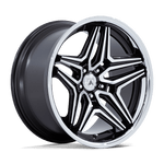 Load image into Gallery viewer, Asanti Black Label AB046 DUKE GLOSS BLACK MACHINED Wheel - image 1
