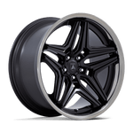 Load image into Gallery viewer, Asanti Black Label AB046 DUKE SATIN BLACK W/ DDT LIP Wheel - image 1
