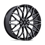 Load image into Gallery viewer, Asanti Black Label AB050 MOGUL 6 GLOSS BLACK W/ MACHINED FACE Wheel - image 1
