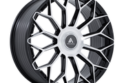 Asanti Black Label AB051 ENVOY GLOSS BLACK W/ MACHINED FACE Wheel - image 1