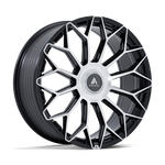 Load image into Gallery viewer, Asanti Black Label AB051 ENVOY GLOSS BLACK W/ MACHINED FACE Wheel - image 1
