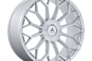 Asanti Black Label AB051 ENVOY GLOSS SILVER W/ BRUSHED FACE Wheel - image 1