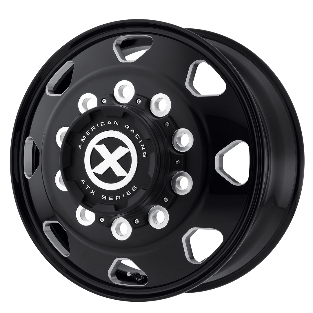 ATX AO401 OCTANE SATIN BLACK & MILLED Wheel - image 1