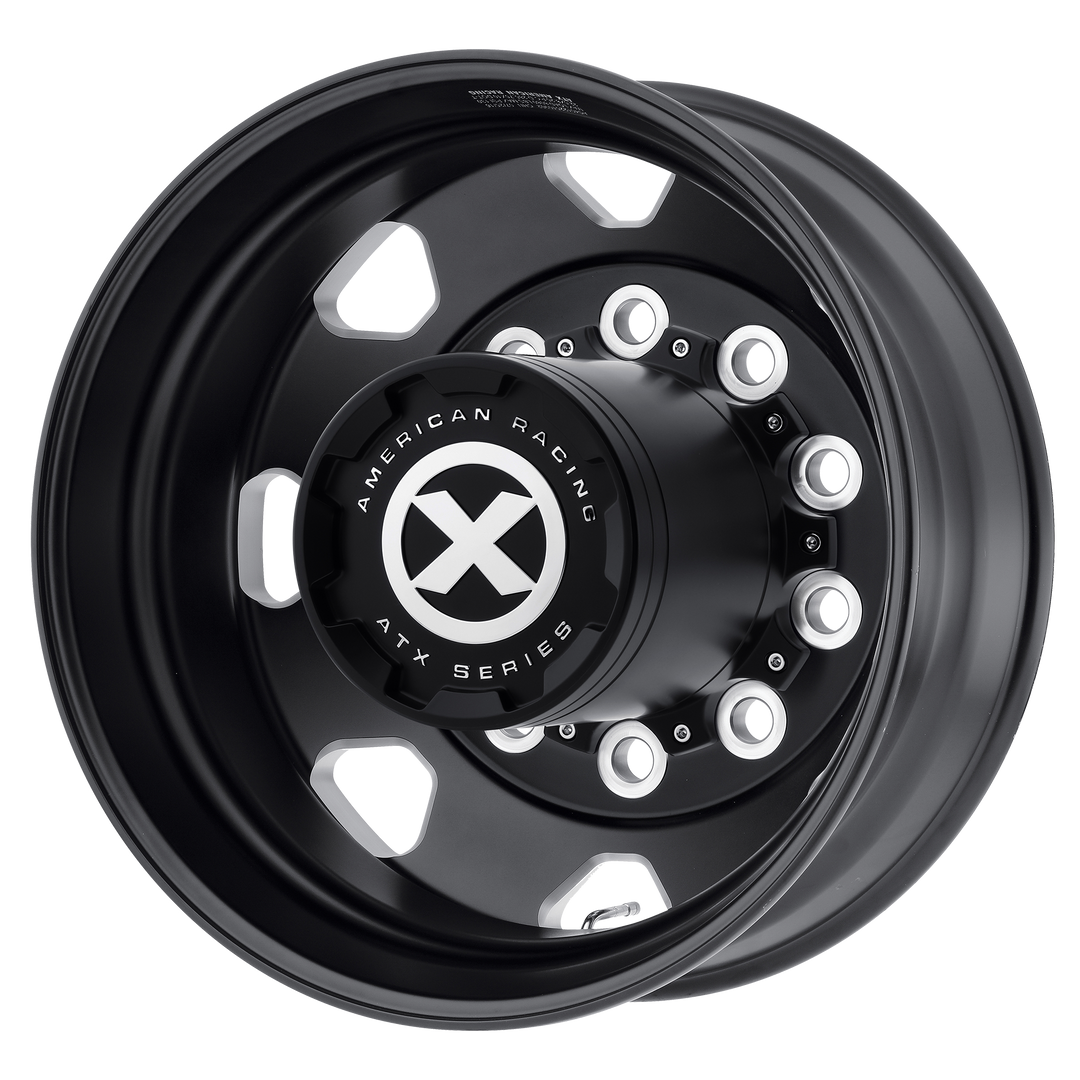 ATX AO401 OCTANE SATIN BLACK MILLED Wheel - image 1