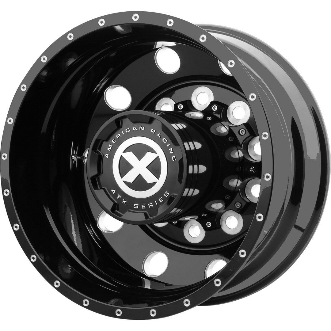 ATX AO405 TREX GLOSS BLACK MILLED Wheel - image 3