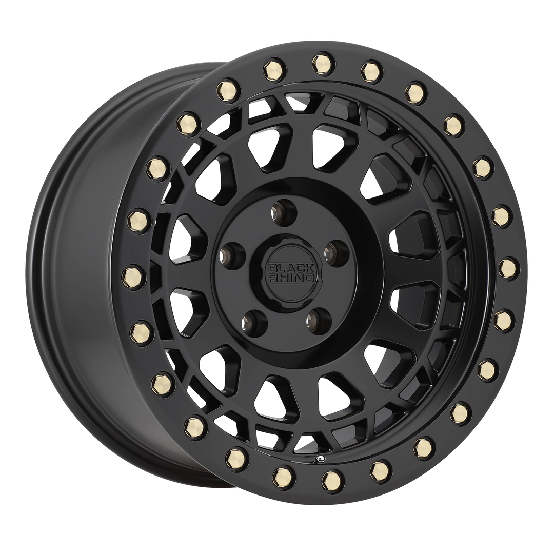 Black Rhino PRIMM MATTE BLACK W/ BRASS BOLTS Wheel - image 1