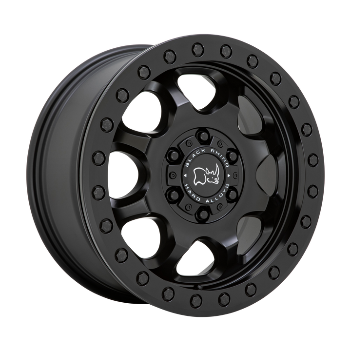 Black rhino venture beadlock matte black wheel   image 1