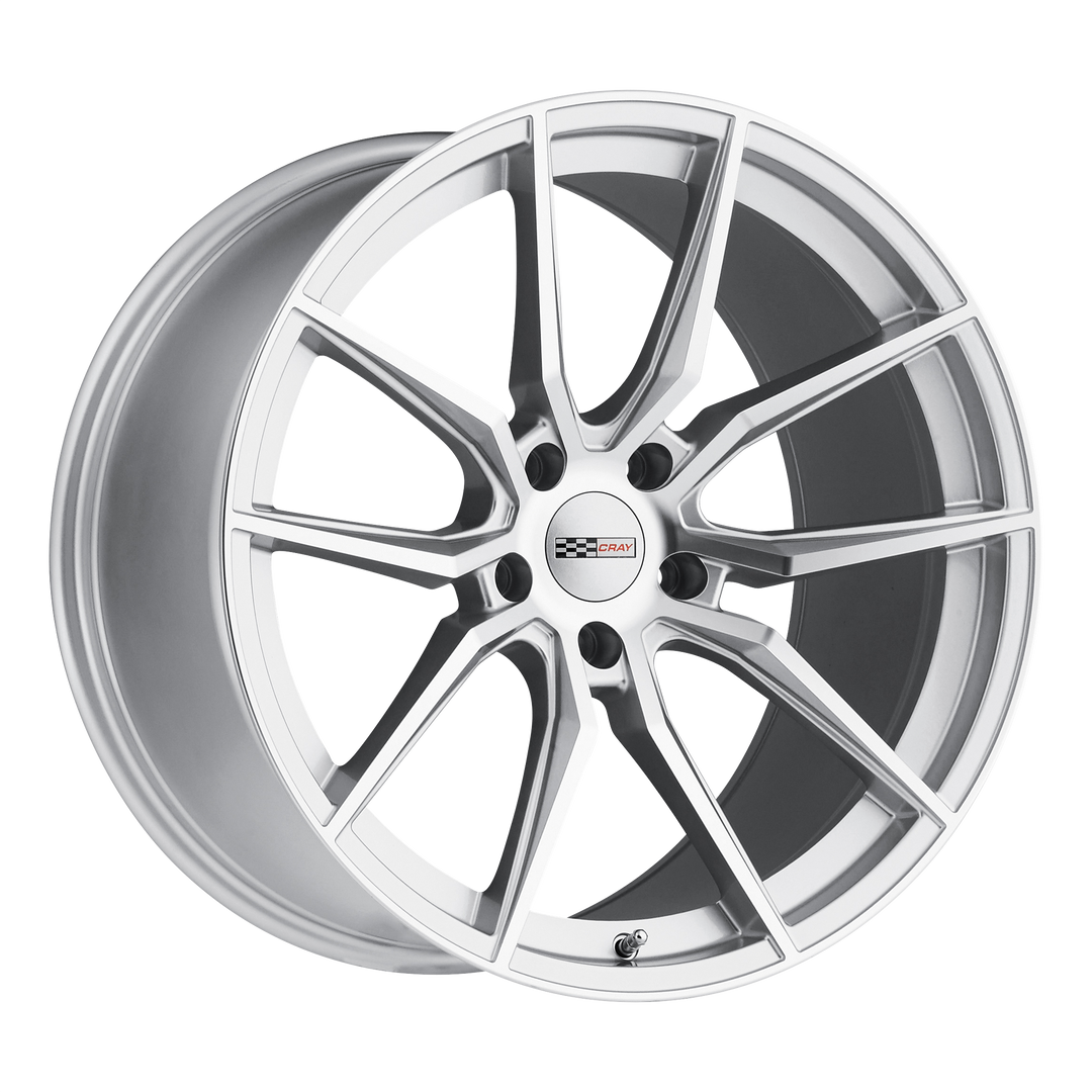 Cray SPIDER SILVER W/ MIRROR CUT FACE Wheel - image 1