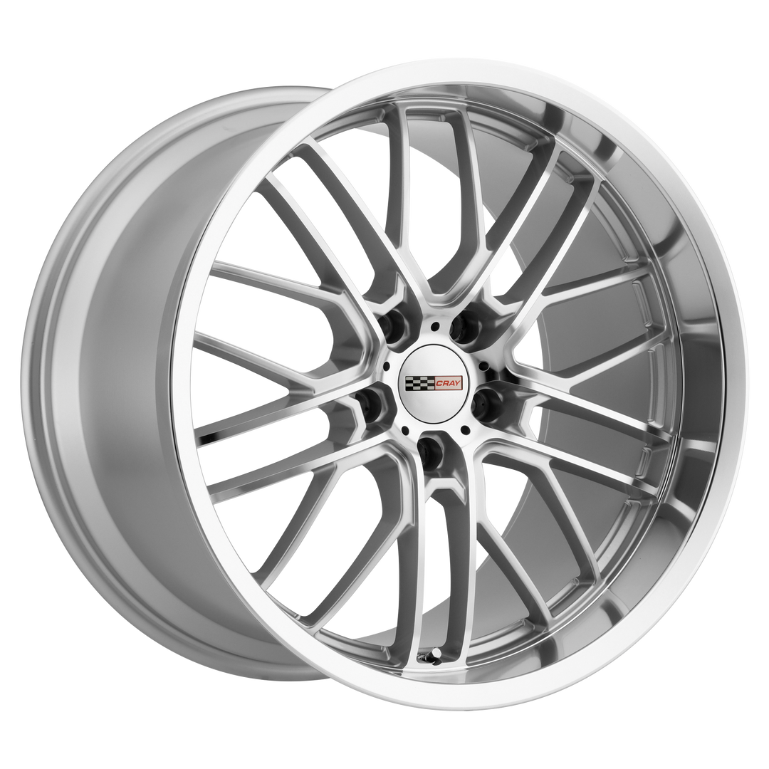 Cray EAGLE SILVER W MIRROR CUT FACE & LIP Wheel - image 1