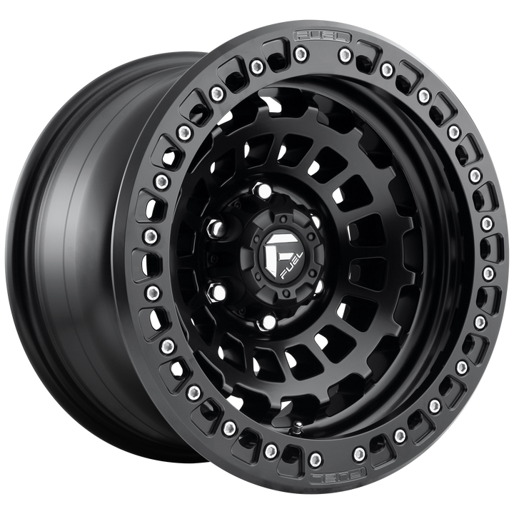Fuel d101 zephyr beadlock matte black wheel   image 1
