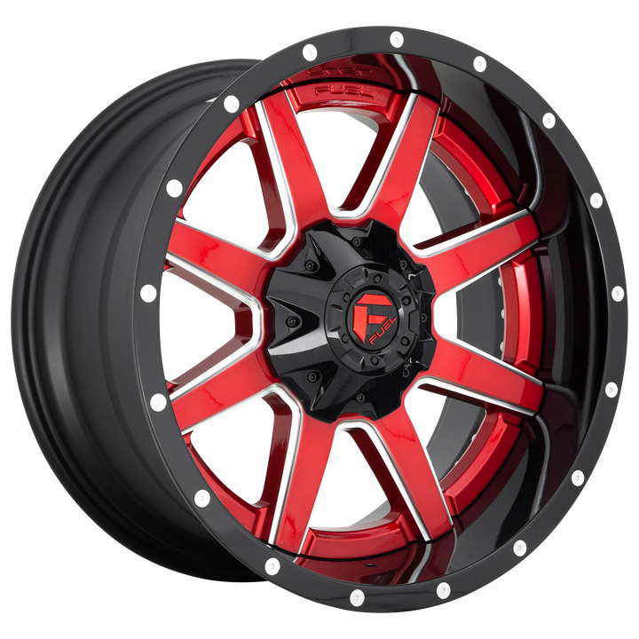 Fuel d250 maverick gloss red wheel   image 1