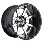 Load image into Gallery viewer, Fuel D260 MAVERICK CHROME PLATED GLOSS BLACK LIP Wheel - image 1

