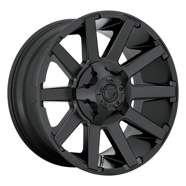 Fuel d437 contra satin black wheel   image 1