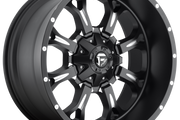 Fuel D517 KRANK MATTE BLACK MILLED Wheel - image 1