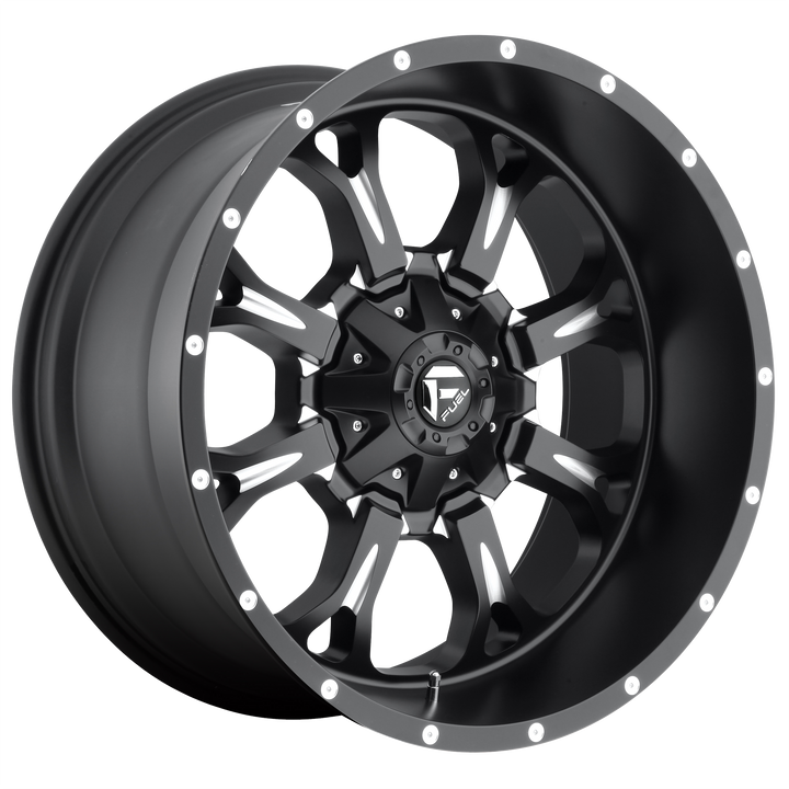 Fuel d517 krank matte black milled wheel   image 1