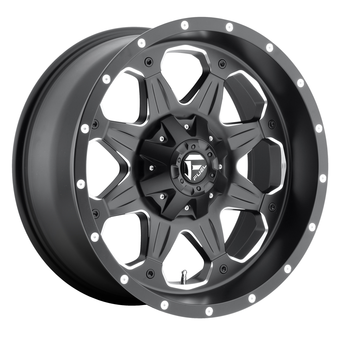 Fuel D534 BOOST MATTE BLACK MILLED Wheel - image 1