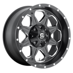 Load image into Gallery viewer, Fuel D534 BOOST MATTE BLACK MILLED Wheel - image 1

