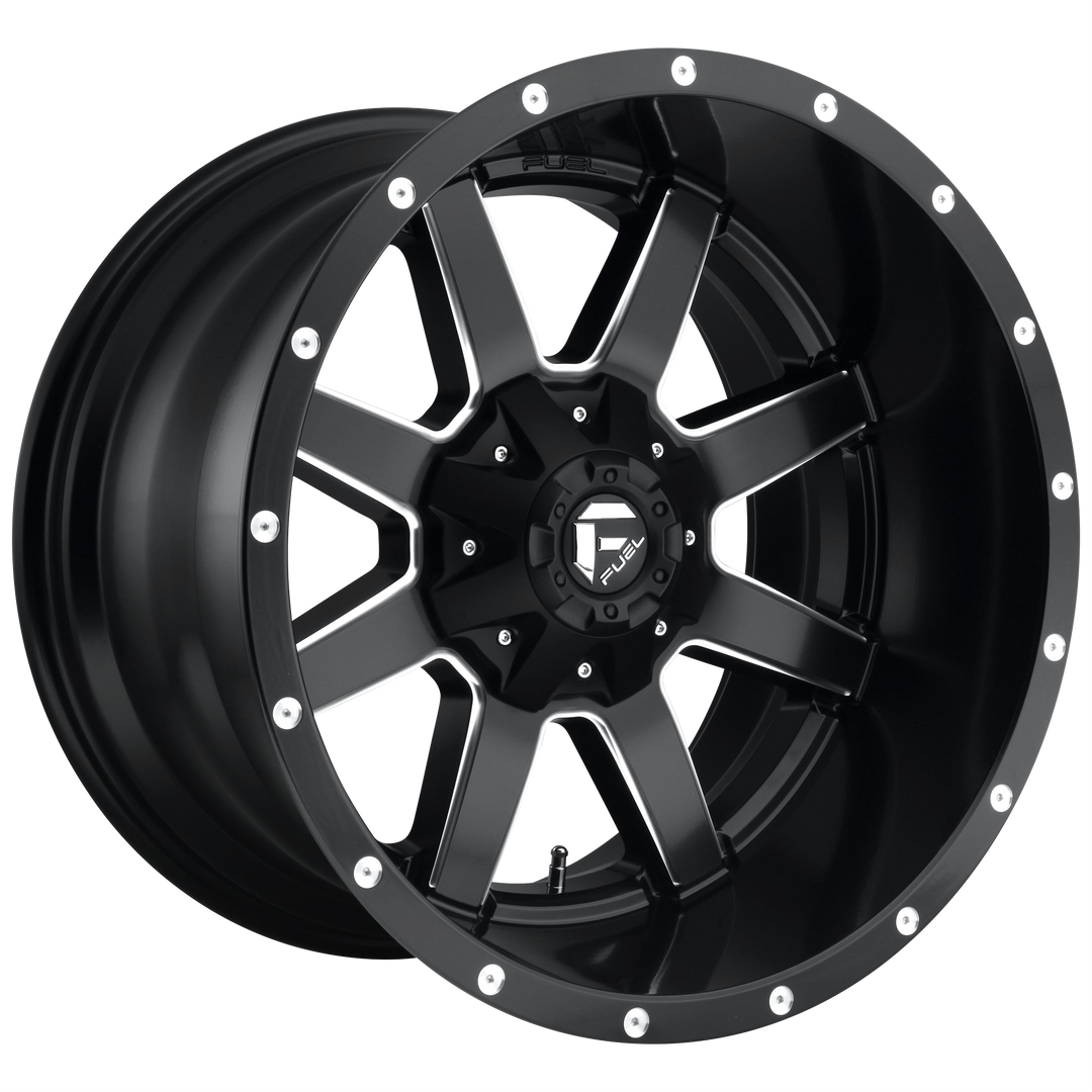 Fuel D538 MAVERICK MATTE BLACK MILLED Wheel - image 1