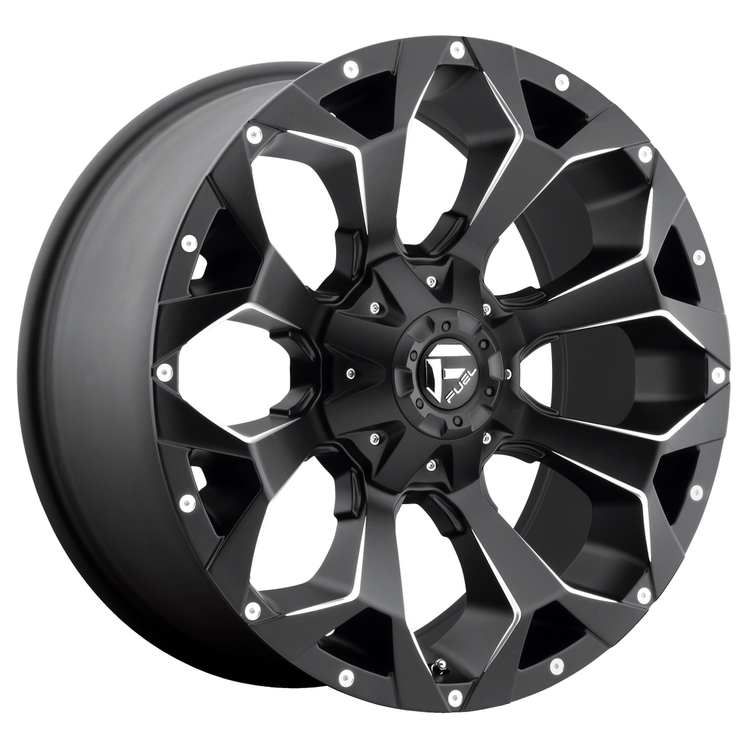 Fuel D546 ASSAULT MATTE BLACK MILLED Wheel - image 1