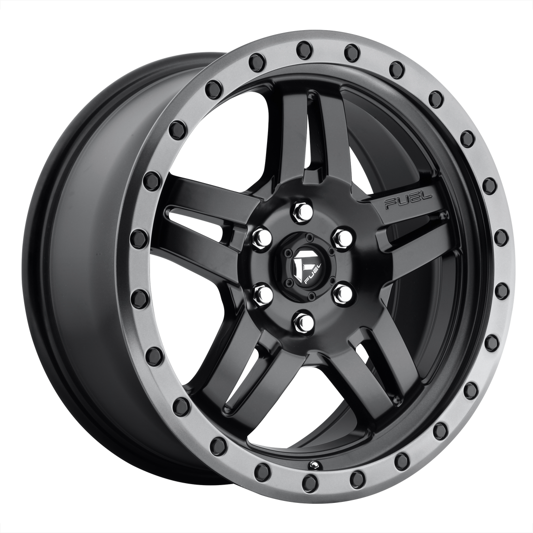 Fuel UTV D557 ANZA UTV MATTE BLACK GUN METAL RING Wheel - image 1