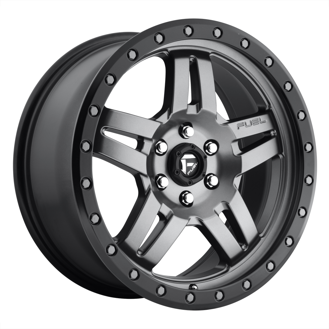 Fuel UTV D557 ANZA UTV MATTE GUNMETAL BLACK BEAD RING Wheel - image 1