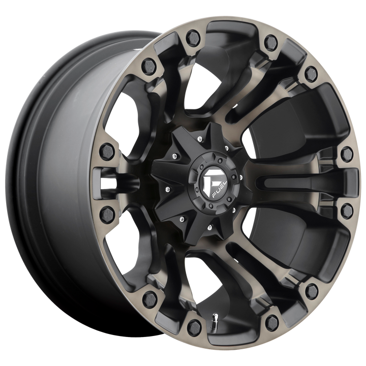 Fuel d569 vapor matte black double dark tint wheel   image 1