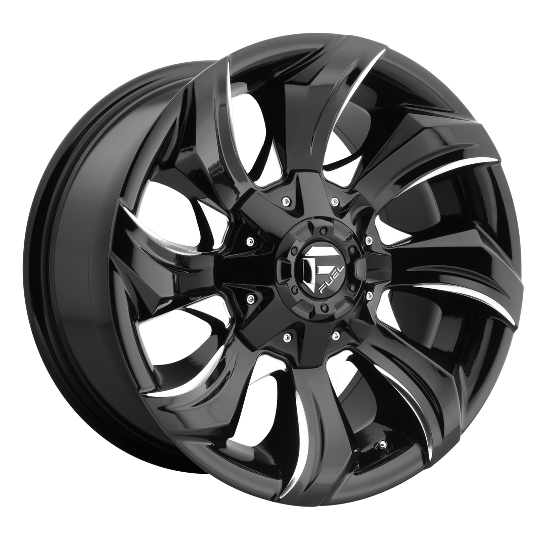 Fuel D571 STRYKR GLOSS BLACK MILLED Wheel - image 1