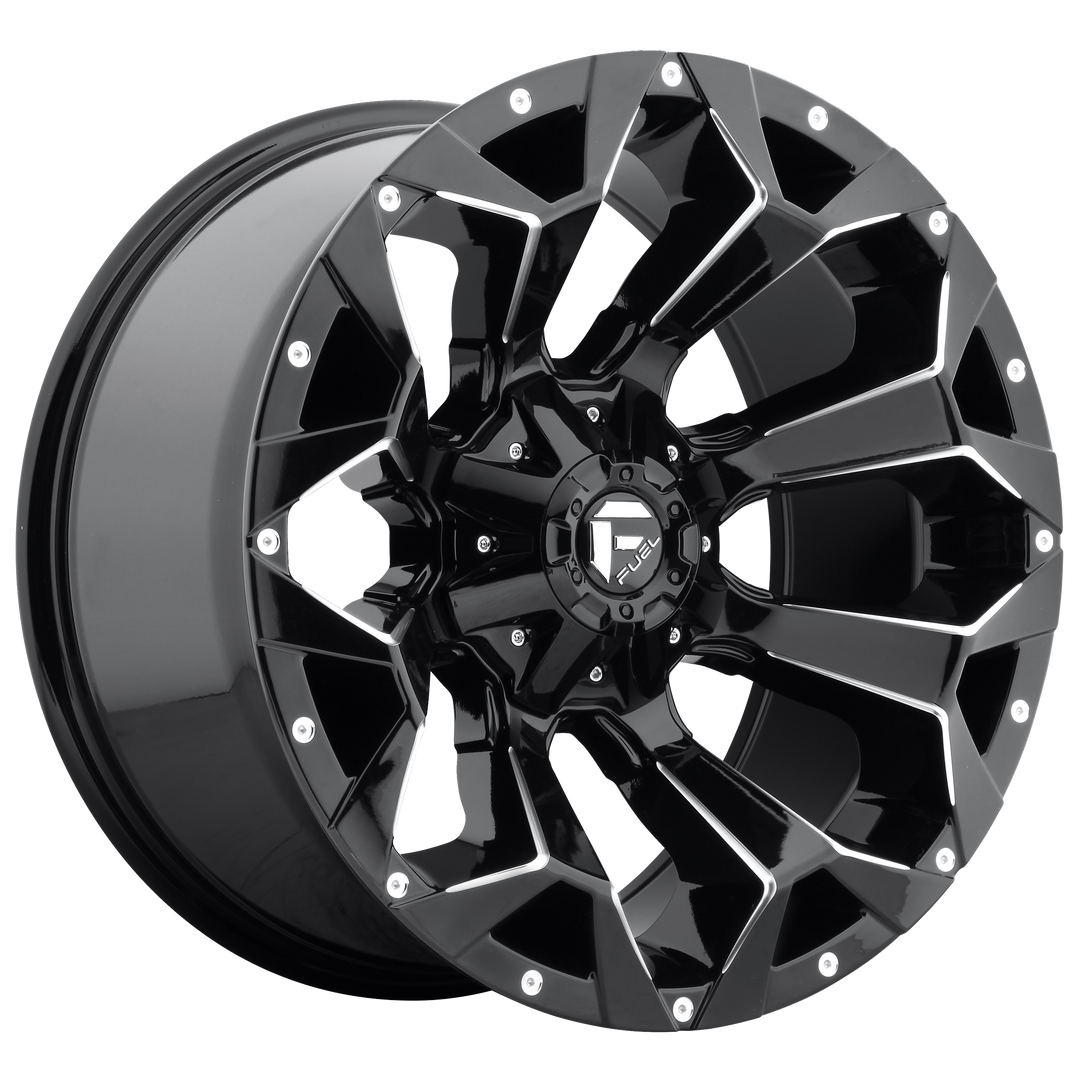 Fuel D576 ASSAULT GLOSS BLACK MILLED Wheel - image 1