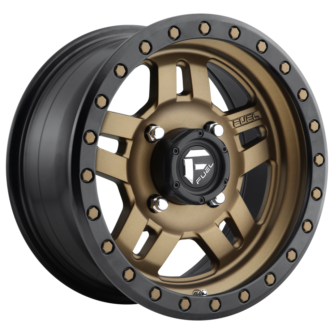 Fuel UTV D583 ANZA UTV MATTE BRONZE BLACK BEAD RING Wheel - image 1