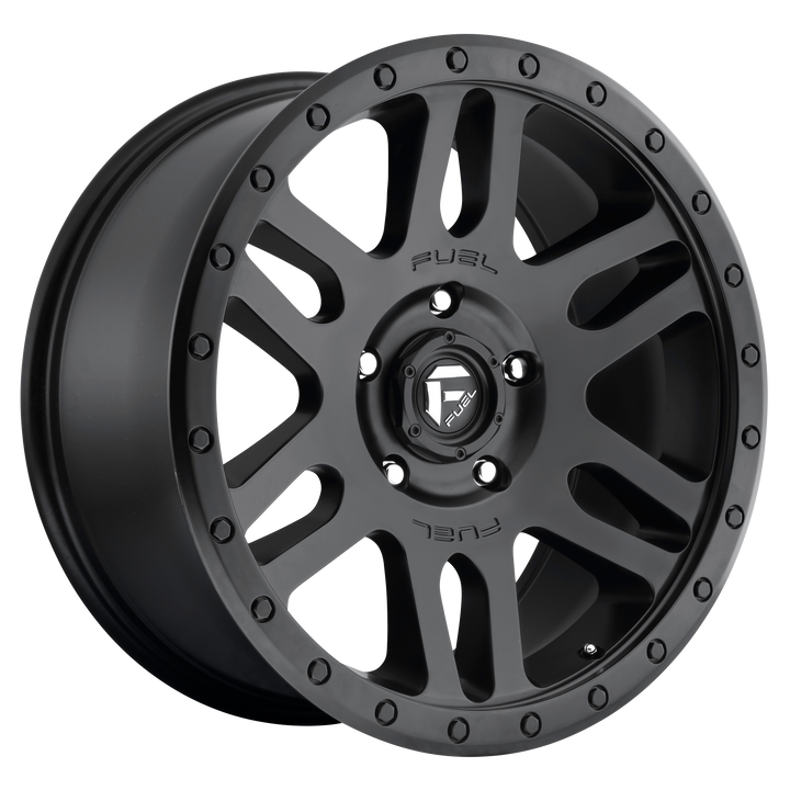 Fuel d584 recoil matte black wheel   image 1