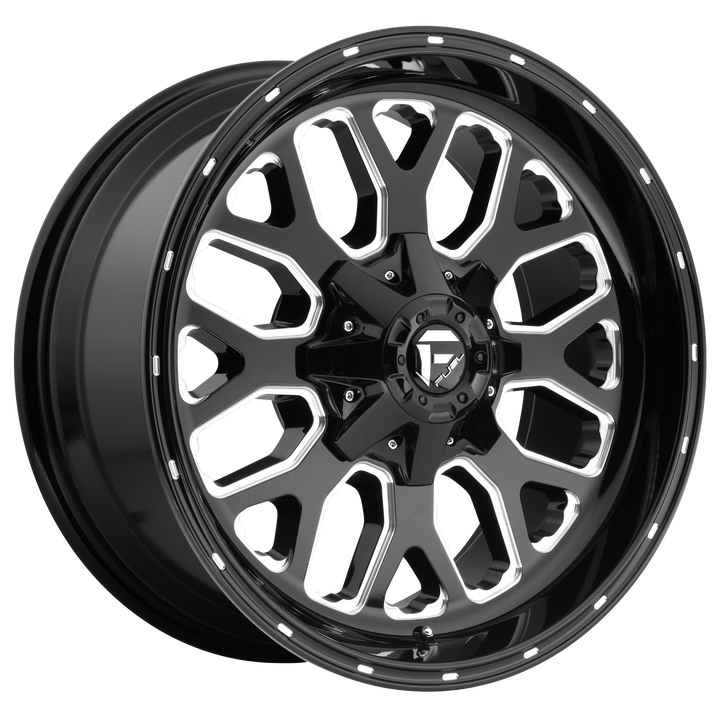Fuel d588 titan gloss black milled wheel   image 1
