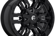Fuel D595 SLEDGE GLOSS BLACK MILLED Wheel - image 1