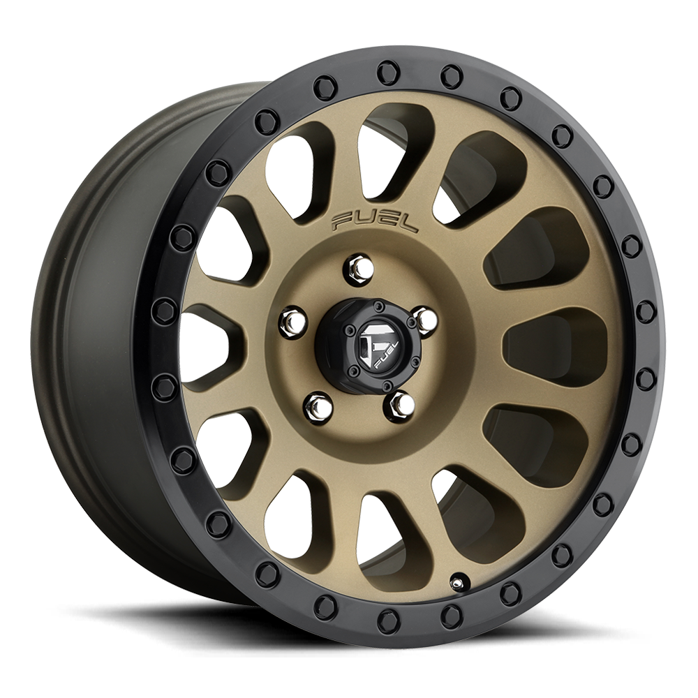 Fuel UTV D600 VECTOR UTV MATTE BRONZE BLACK BEAD RING Wheel - image 1