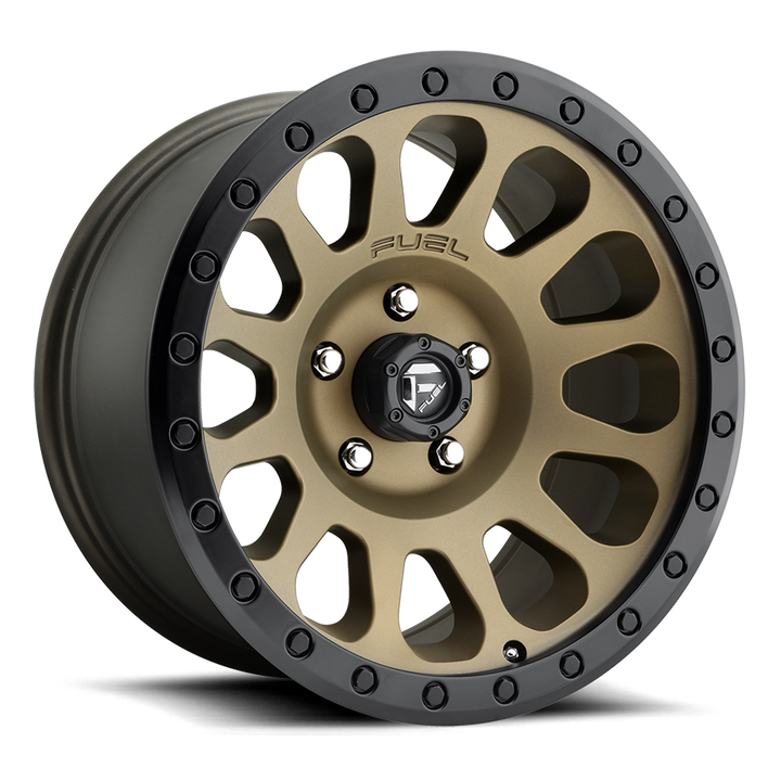 Fuel d600 vector matte bronze black bead ring wheel   image 1