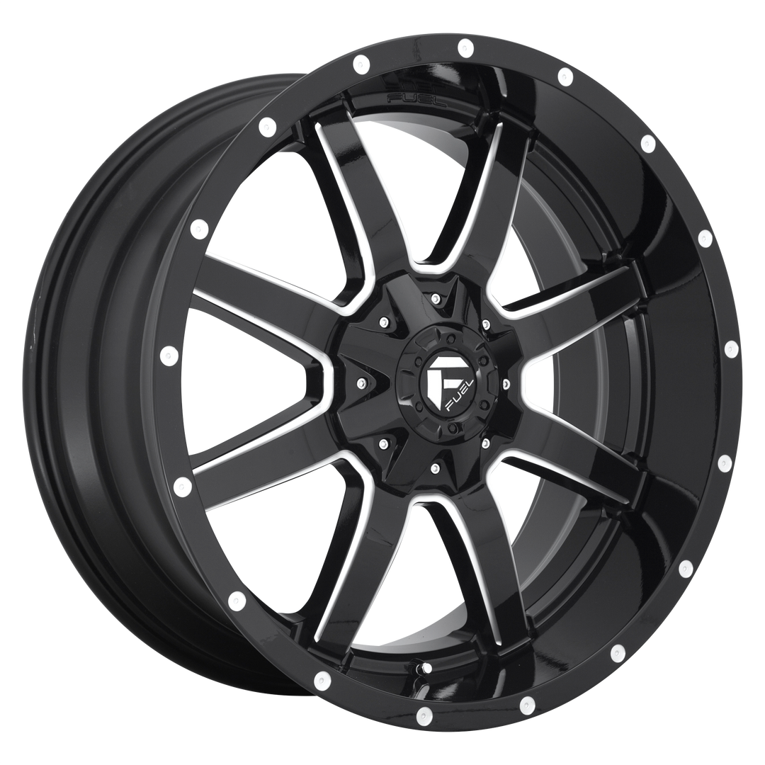 Fuel D610 MAVERICK GLOSS BLACK MILLED Wheel - image 1