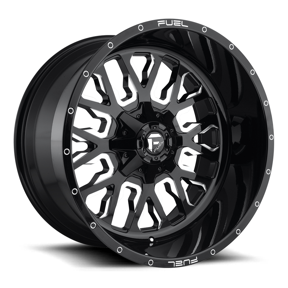 Fuel UTV D611 STROKE UTV GLOSS BLACK MILLED Wheel - image 1